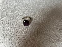 Ring 750 18ct weißgold mit großem amethyst Nordrhein-Westfalen - Rheinberg Vorschau