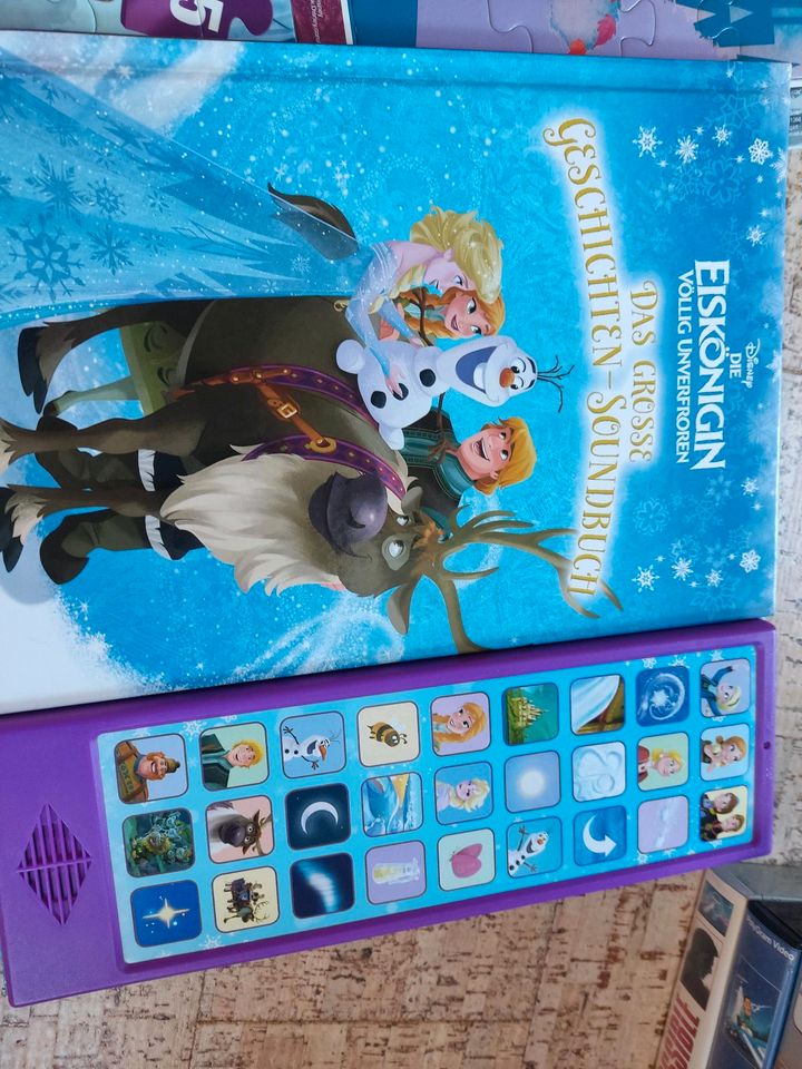 Anna & Elsa, Eiskönigin Paket, 3 Puzzle, Sounbuch in Kaden