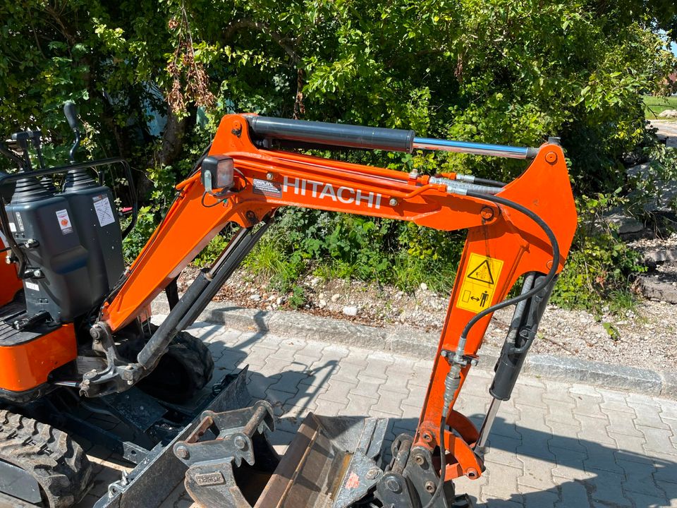 VERMIETUNG Minibagger Bagger Hitachi ZX10U-6 Mieten Miete in Dietramszell