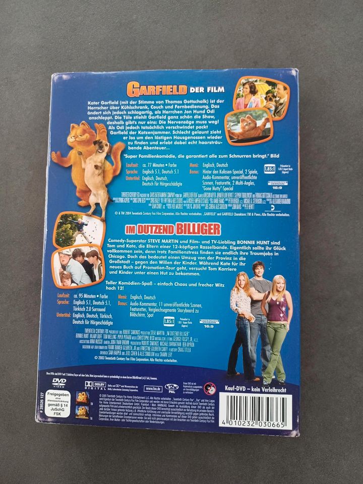 2 DVDs "Garfield" und "Im Dutzend Billiger" in Bickenbach