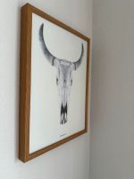 Joker Design Rahmen Eiche 30x40cm Bild cow skull nordisch nordic Baden-Württemberg - Achern Vorschau