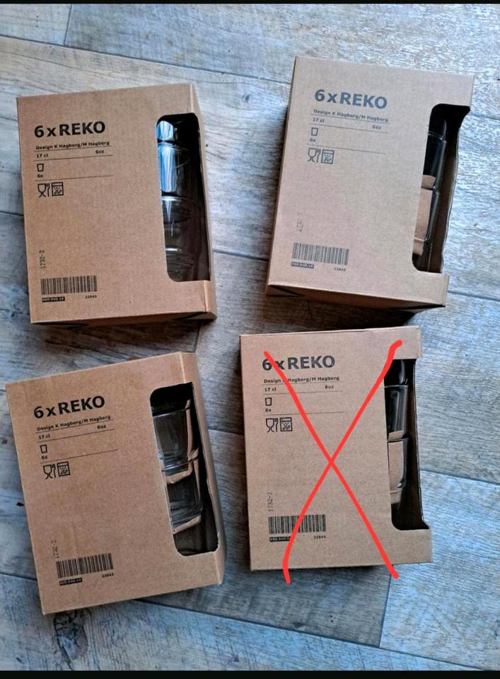 Gläser Reko Ikea Klarglas 16 St. in Erfurt
