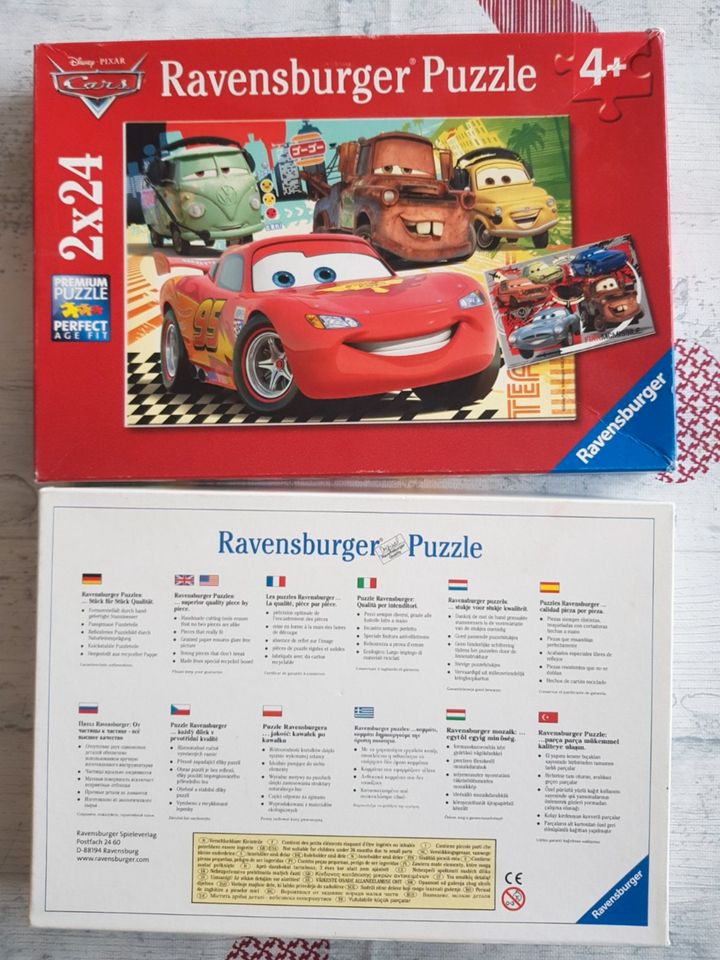Ravensburger Puzzle 2x24 – Cars2, Lightning McQueen – ab 4 Jahren in Neusäß