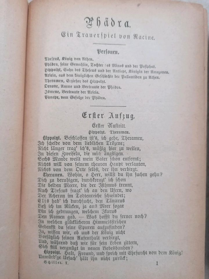 Friedrich Schiller sämtliche Werke Band 7-12 in Berlin