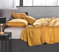 2 x Bettwäsche ZoHome Satinado Ochre Gold 155x220 4tlg Nordrhein-Westfalen - Bad Salzuflen Vorschau