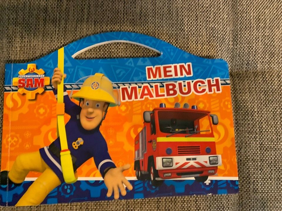 Malbuch Feuerwehrmann Sam ab 4 Jahren NEU in Pennewitz