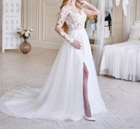 Wunderschönes Brautkleid mit Schleppe Gr.M Hessen - Hainburg Vorschau