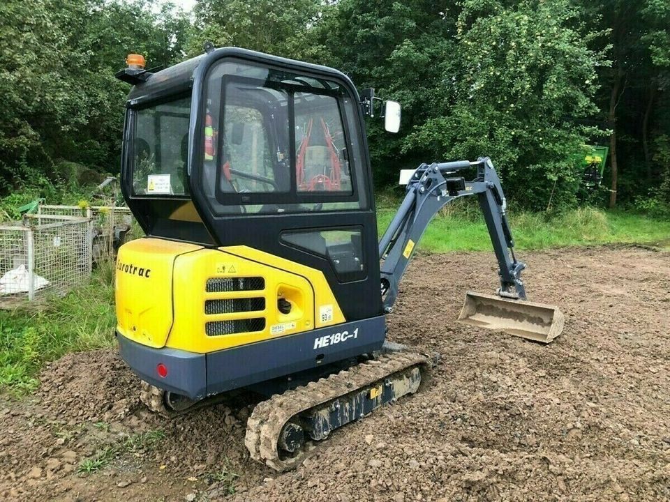 Eurotrac Minibagger HE18-1C inkl. Vollkabine Bruttopreis in Plauen