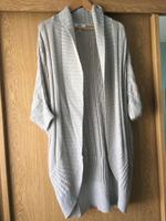 Bonprix Strickweste grau Glitzer lang 32/34 XS Longweste Bayern - Goldbach Vorschau