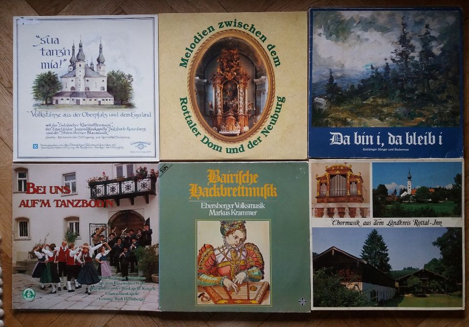 Volksmusik Bayrischer Wald, Niederbayern, Oberpfalz  (Vinyl,LP's) in Kirchberg i. Wald