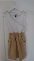 Mango Kleid weiß beige S Niedersachsen - Vechta Vorschau