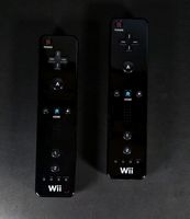 2x Original Nintendo Wii Controller Schwarz Wii Remote Frankfurt am Main - Bornheim Vorschau