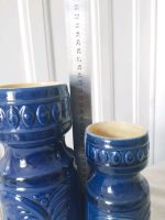 2 blaue Vintage Vasen WGP boho Mid Century Kiel - Hassee-Vieburg Vorschau