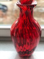 Murano - Große Rote Millefiori Art Glas Vase Hamburg-Nord - Hamburg Uhlenhorst Vorschau