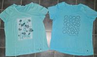Cecil 2x T-Shirt Gr.42-44 Blau Nordrhein-Westfalen - Geldern Vorschau