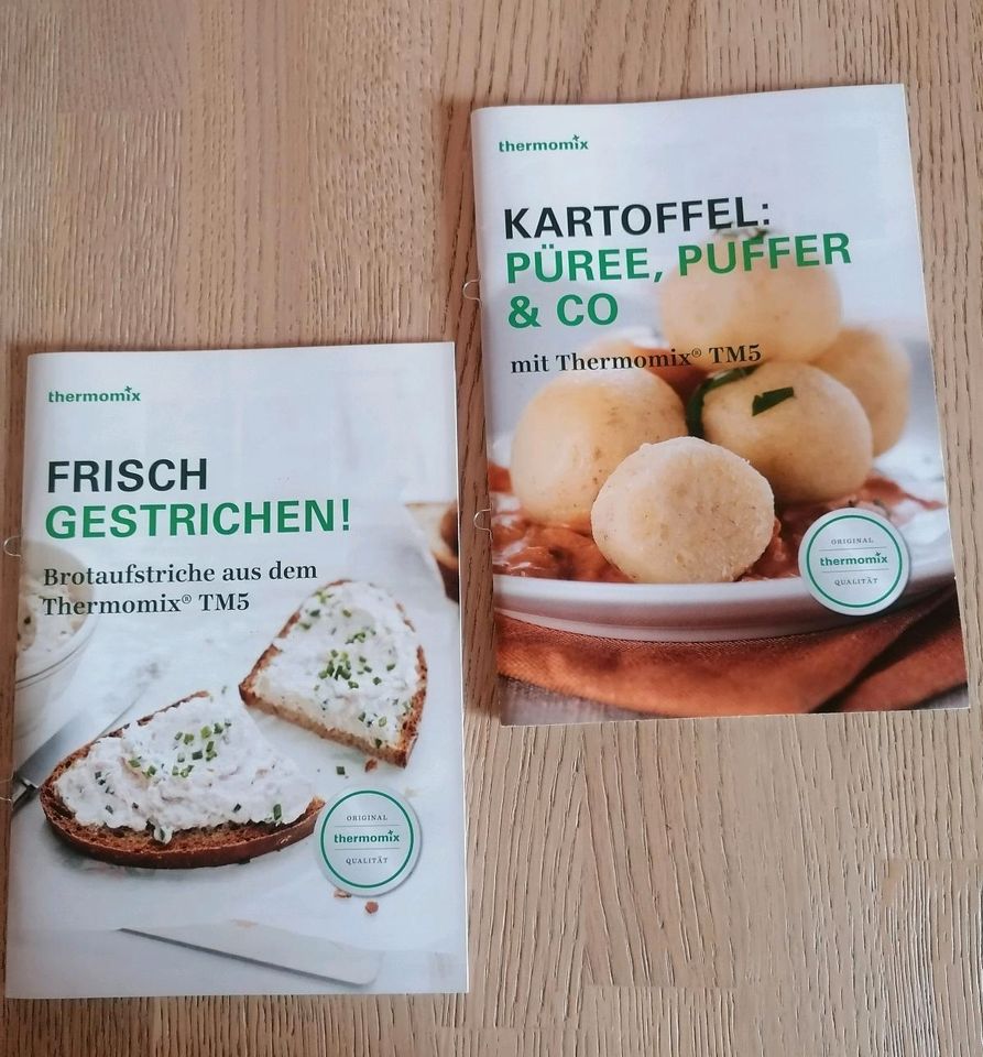 Rezepthefte Thermomix TM5 Brotaufstriche Kartoffel Püree Puffer in Lüneburg