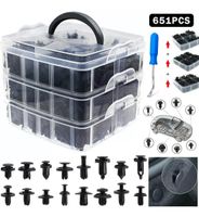 651 Tlg Auto Befestigung Niete Clips Stifte KFZ Reparatur Set Hessen - Bebra Vorschau