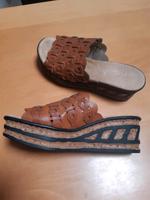Damen Rieker Sandalen Gr. 37 braun schwarz Rheinland-Pfalz - Frankenthal (Pfalz) Vorschau