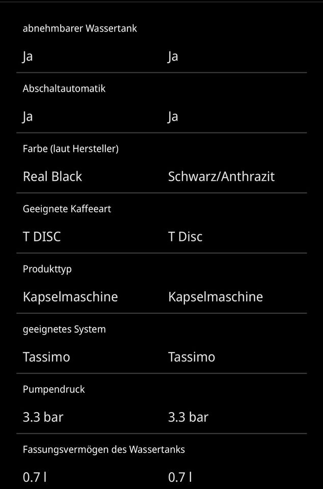 Tassimo fast neu mit Garantie und Getränke in Bischofsgrün