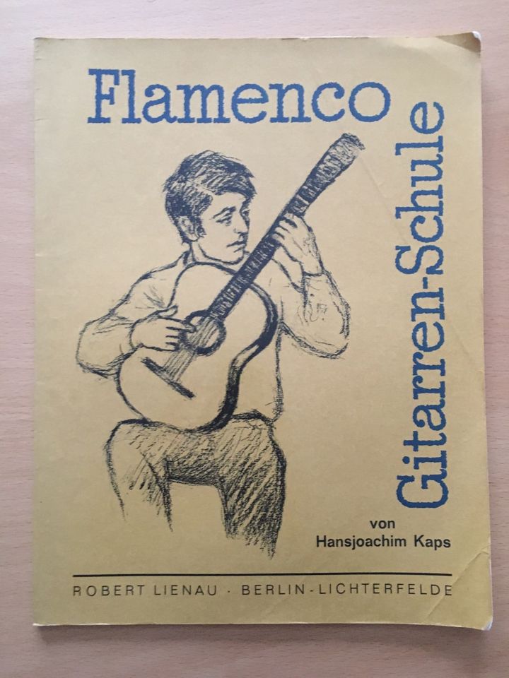 Flamenco Gitarren-Schule Buch aus 1972 in Salzhausen