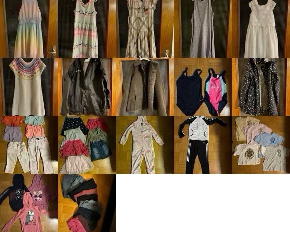 Kleiderpaket Mädchen, 46 Teile 140/146 mit Hosen und Jacken in Karlsruhe