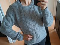 Strickpullover Zopfstrick Pieces Gr. S grau Berlin - Westend Vorschau