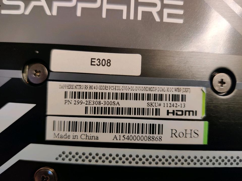 Sapphire Radeon R9 380 Nitro OC 4GB in Gebesee
