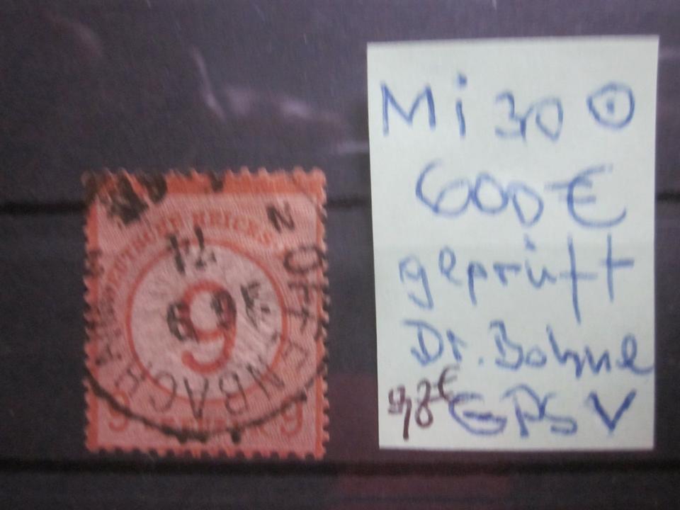 DR 1874 Brustschild Mi.30 gepr. Altsignatur Dr.Bohne - Mi.ca.600€ in Merzig