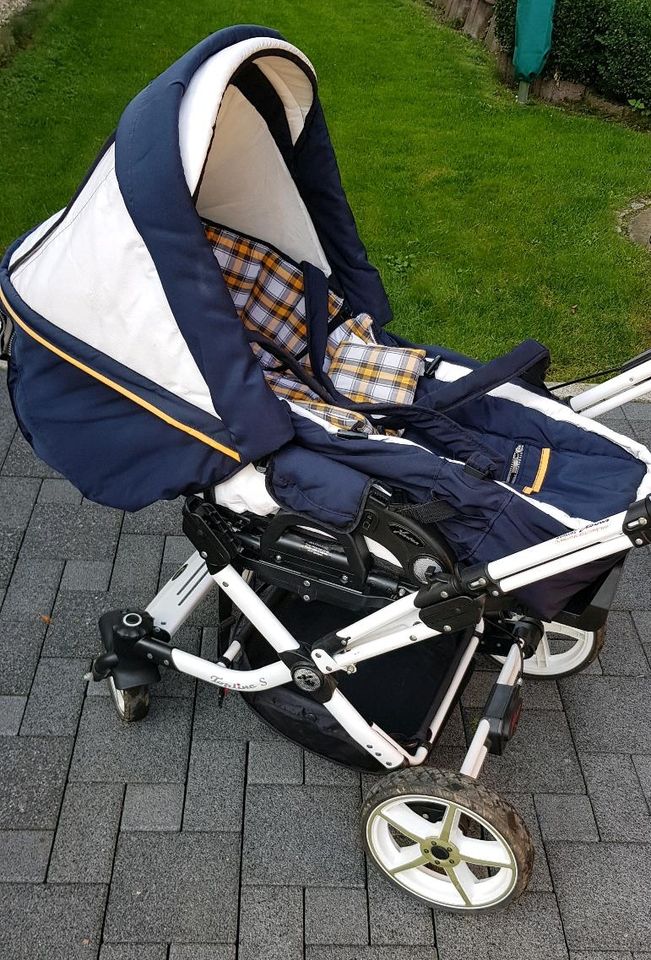 Kinderwagen Hartan Topline S alternativ große Räder(Quadsystem) in Lichtenau