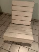Gartenstuhl Holz weiß Unikat selfmade Sessel Hessen - Ober-Ramstadt Vorschau