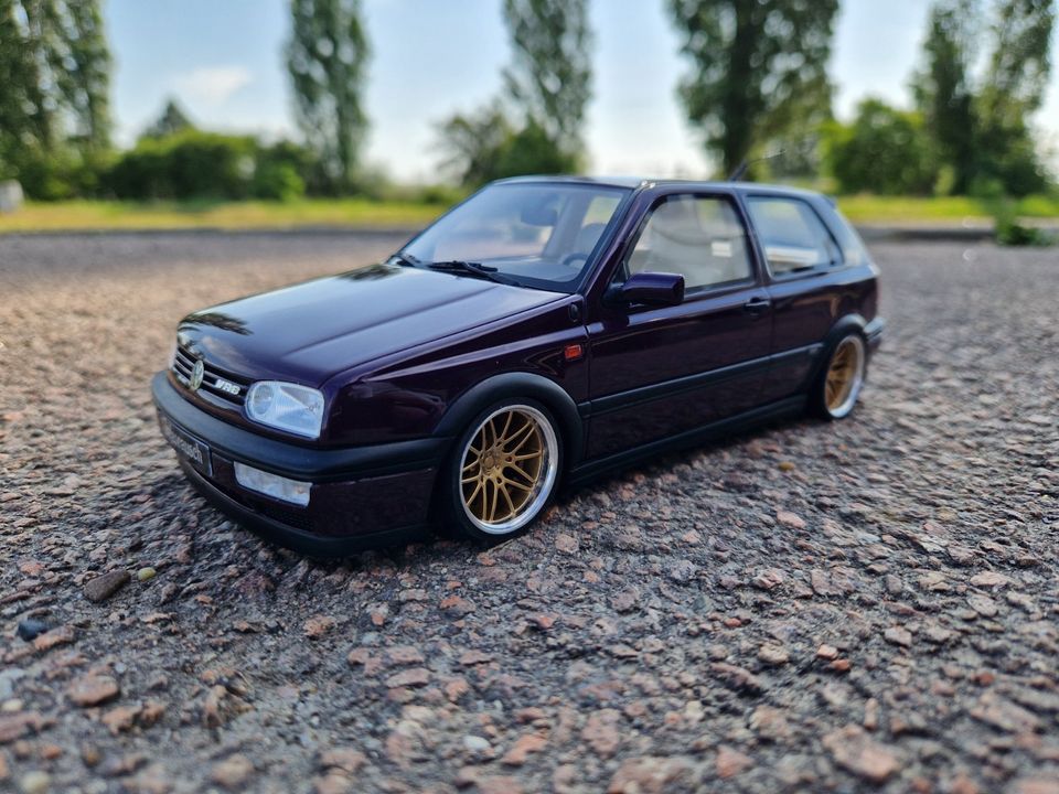 1:18 VW Golf 3 VR6 Syncro Tiefer Tuning mit Hamann Echt Alu Felge in Eisleben