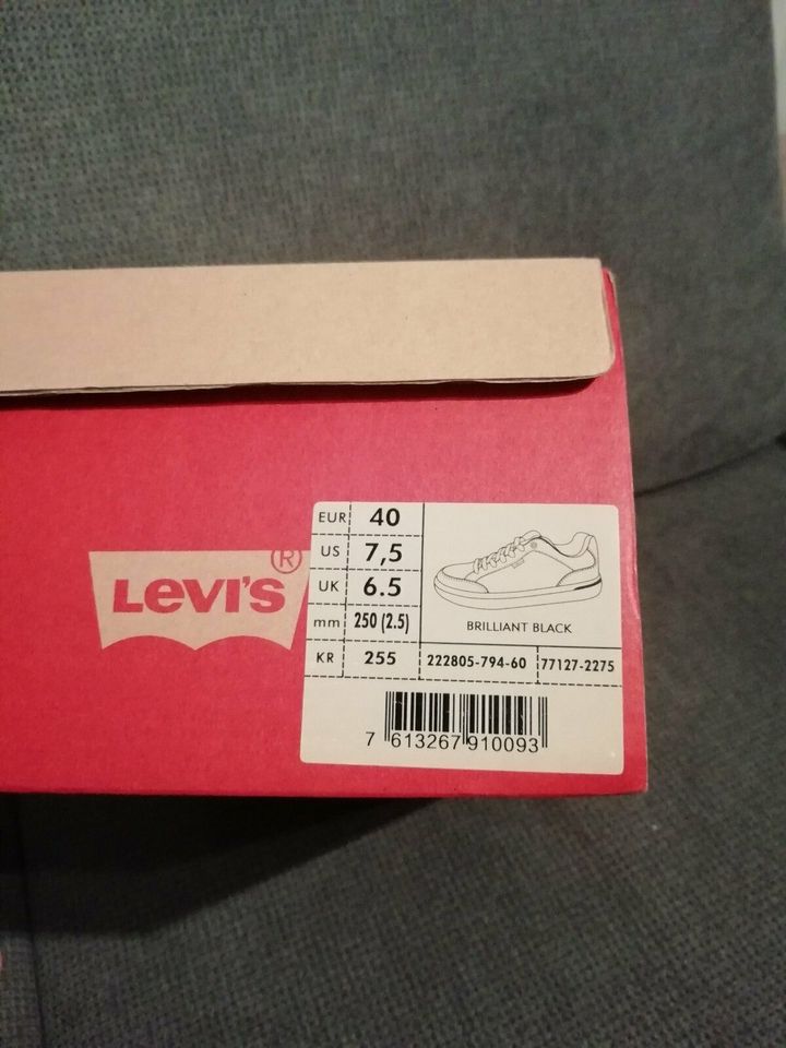 *LEVI'S* Schuhe, Sneaker für Herren Gr.40 schwarz in Rockenhausen