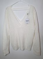 NEU Forever 21 Strickpullover Gr. L mit V-Ausschnitt in cream Saarland - Homburg Vorschau