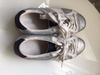 Geox Sneakers weiss/silber echt Leder Innenstadt - Köln Altstadt Vorschau