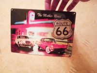 Blechschild „Route 66“, 5 Euro Festpreis Berlin - Friedrichsfelde Vorschau