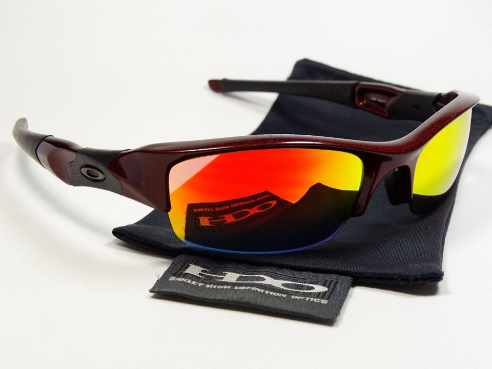 Oakley Flak Jacket Red Fire Sonnenbrille Eye Jawbone Half Twenty in Hamburg