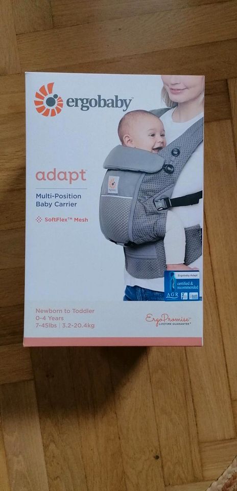 NEU Ergobaby Trage adapt SoftFlex Mesh in Bielefeld