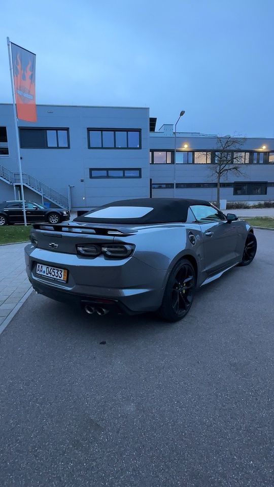 Autovermietung Camaro ZL1 Optik Cabrio Hochzeitsauto Sportwagen in Plüderhausen