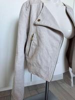 H&M 38 Jacke Biker Look hell Reißverschluss creme M Blazer Nordrhein-Westfalen - Bad Salzuflen Vorschau