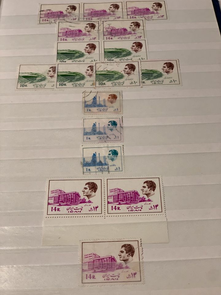 Briefmarken aus USA,Iran,DDR,Italien,Polen,Jugoslavija in Haan