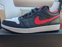 Nike Air Jordan 1 Low Black Red White EU 46 US 12 Hessen - Wald-Michelbach Vorschau