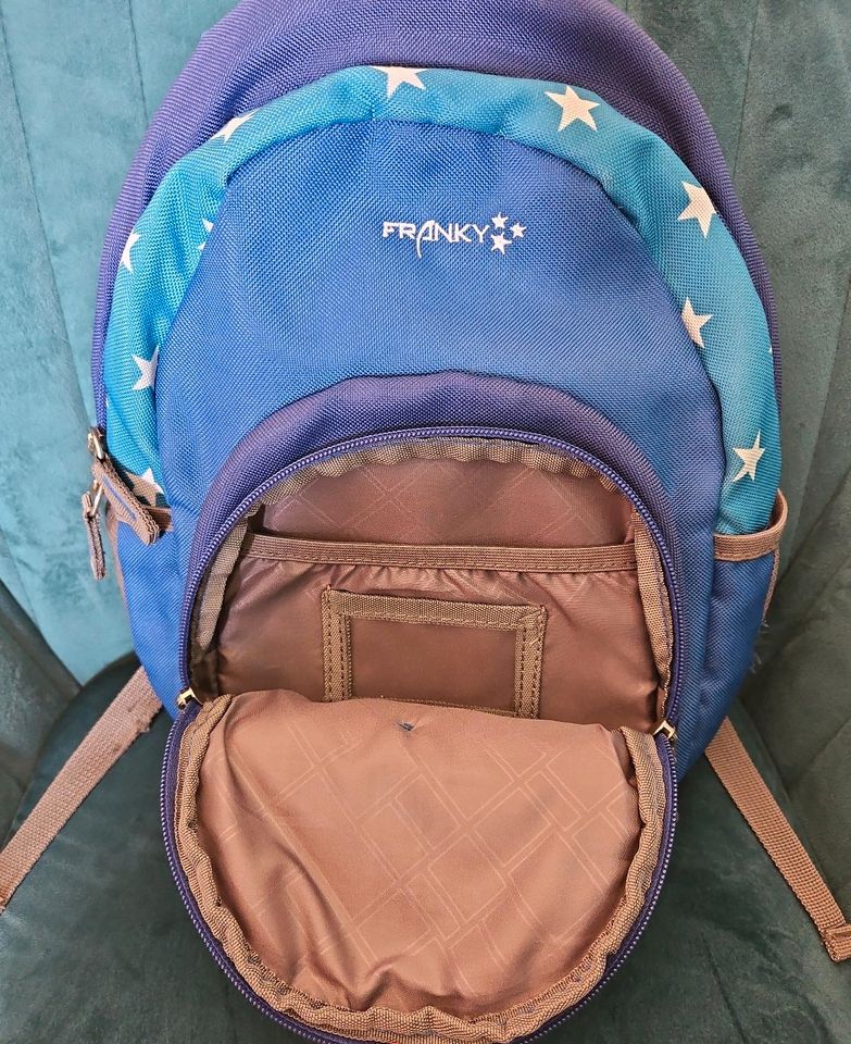 Franky Kinderrucksack KRS1 Mini Backpack mit Brustgurt, blau in Frankfurt am Main