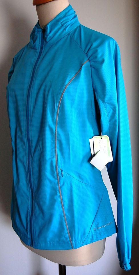 MOVING COMFORT Sportjacke Laufjacke türkis Gr. M – nicht getragen in Leverkusen