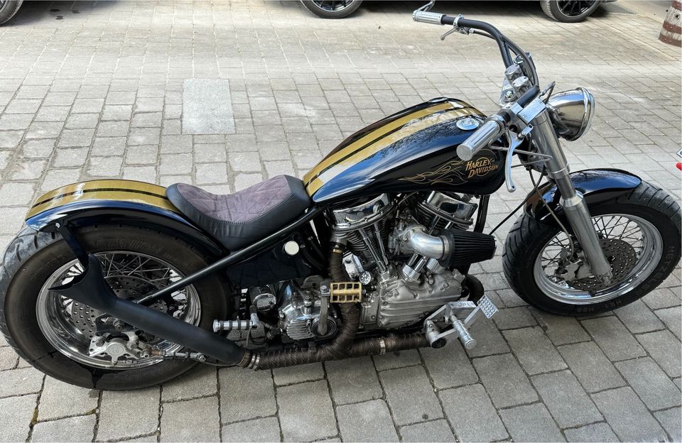 Harley Davidson Panhead Umbau in Wielenbach