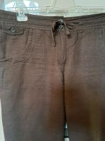 H&M 7/8 Sommerhose braun Leinen Gr. 46 Nordrhein-Westfalen - Herzogenrath Vorschau