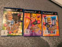 Verschiedene Buzz Quizspiele für Playstation 2  inkl. 4 Buzzer Baden-Württemberg - Hilzingen Vorschau