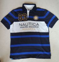 NEU: Poloshirt von Nautica, bestickt, blau-weiß, Gr. S Bayern - Neunkirchen am Sand Vorschau