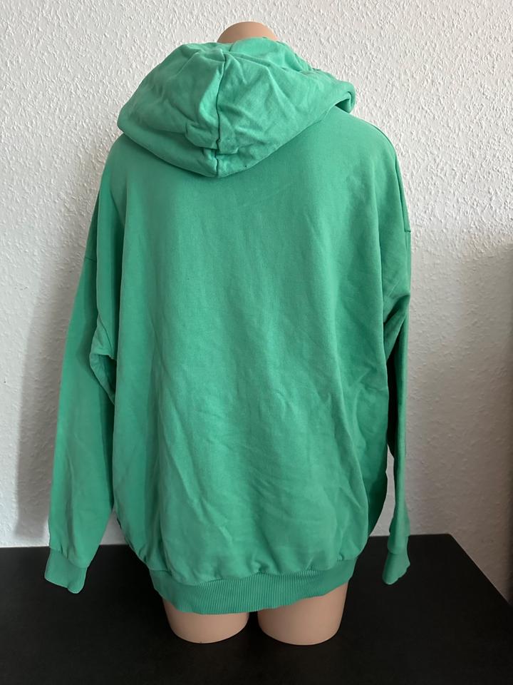 Soccx Pullover Hoodie Kapuzenpullover mint Aufdruck Gr. 40 (L) in Rostock