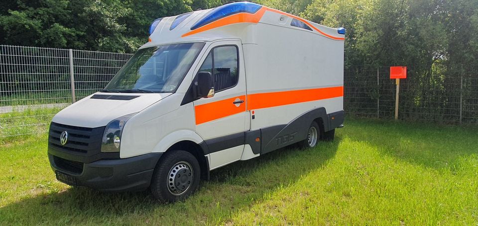 VW Crafter 2,0 TDI Tigis Rettungswagen RTW Camper Wohnmobil in Westerkappeln