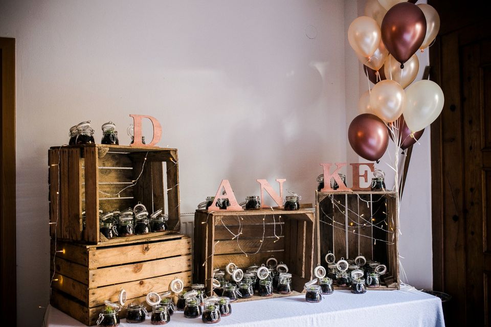 Verleih: DANKE für Geschenketisch / Hochzeit in Bad Lippspringe